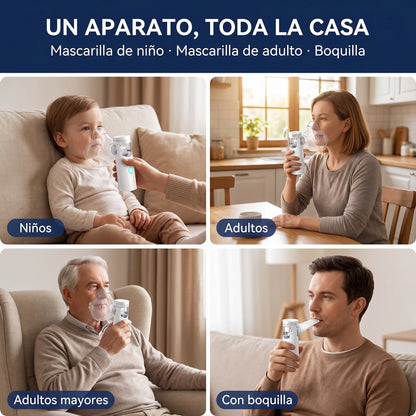 Nebulizador Portátil-  Niños y Adultos