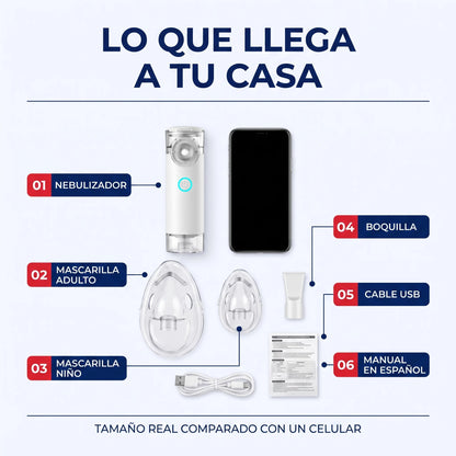 Nebulizador Portátil-  Niños y Adultos