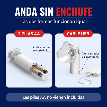 Nebulizador Portátil-  Niños y Adultos