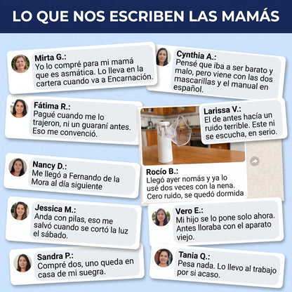 Nebulizador Portátil-  Niños y Adultos