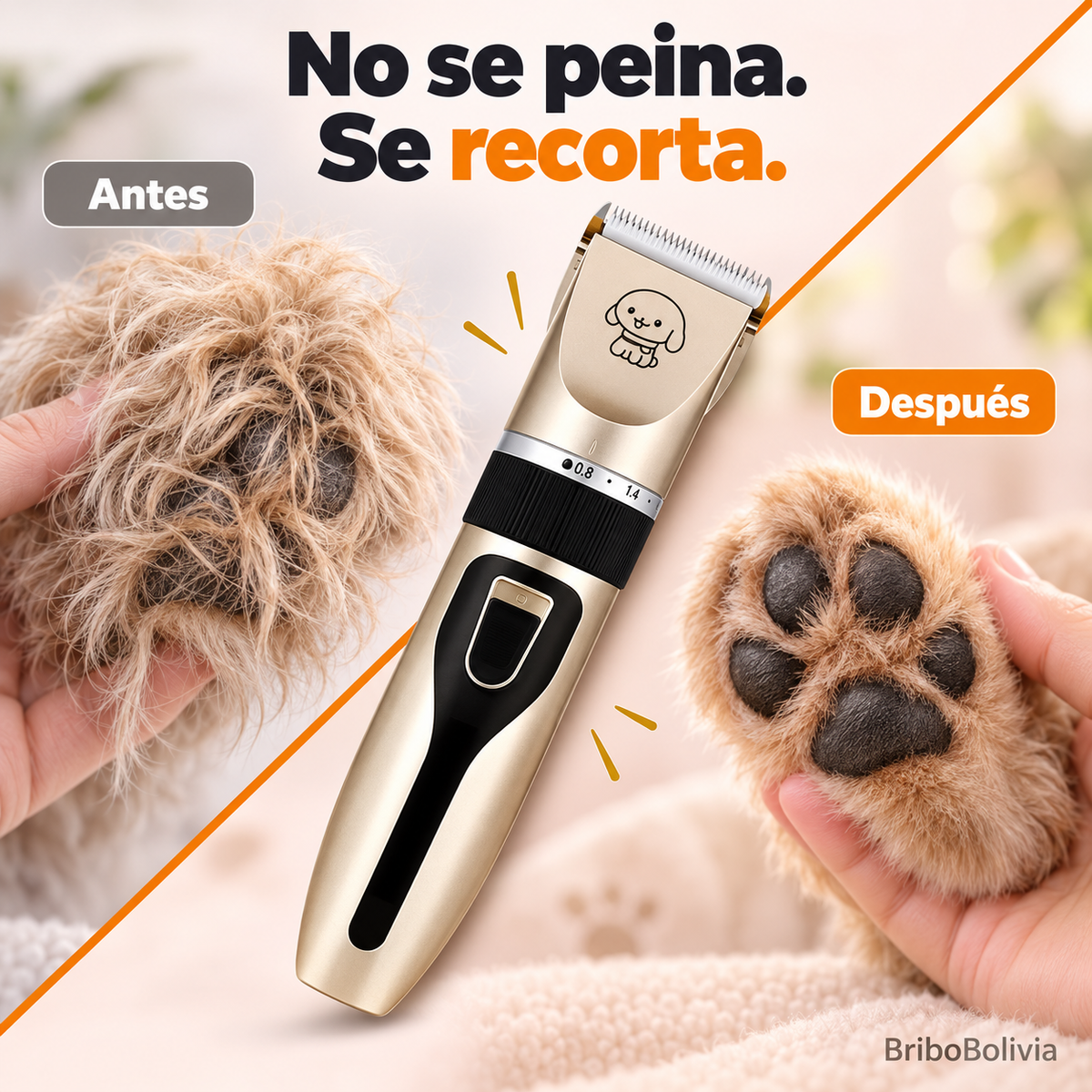 Kit de Peluquería Canina Recargable