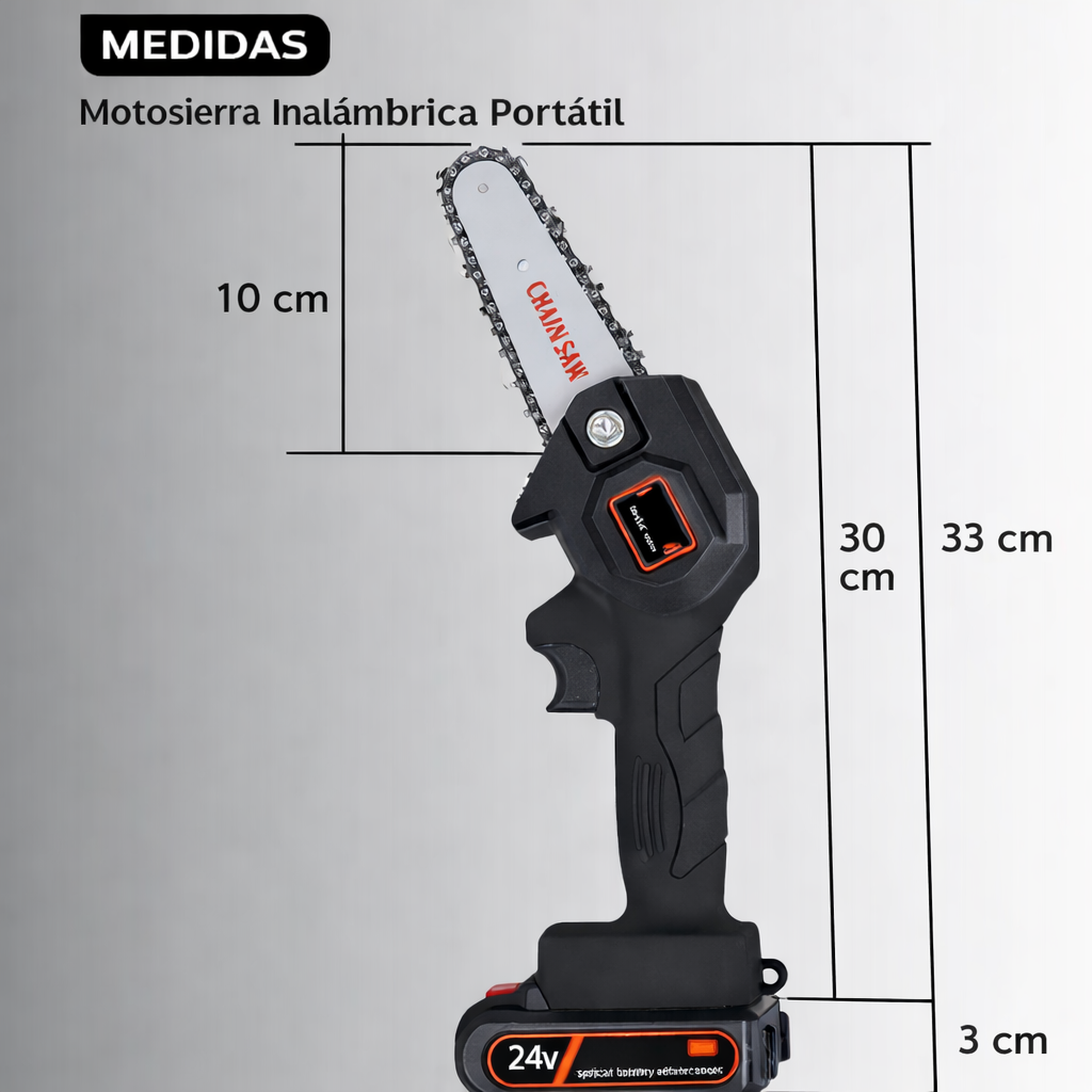 Motosierra Recargable de Mano