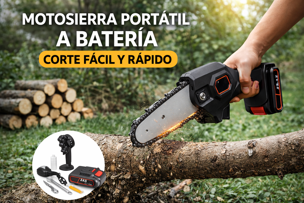 Motosierra Recargable de Mano