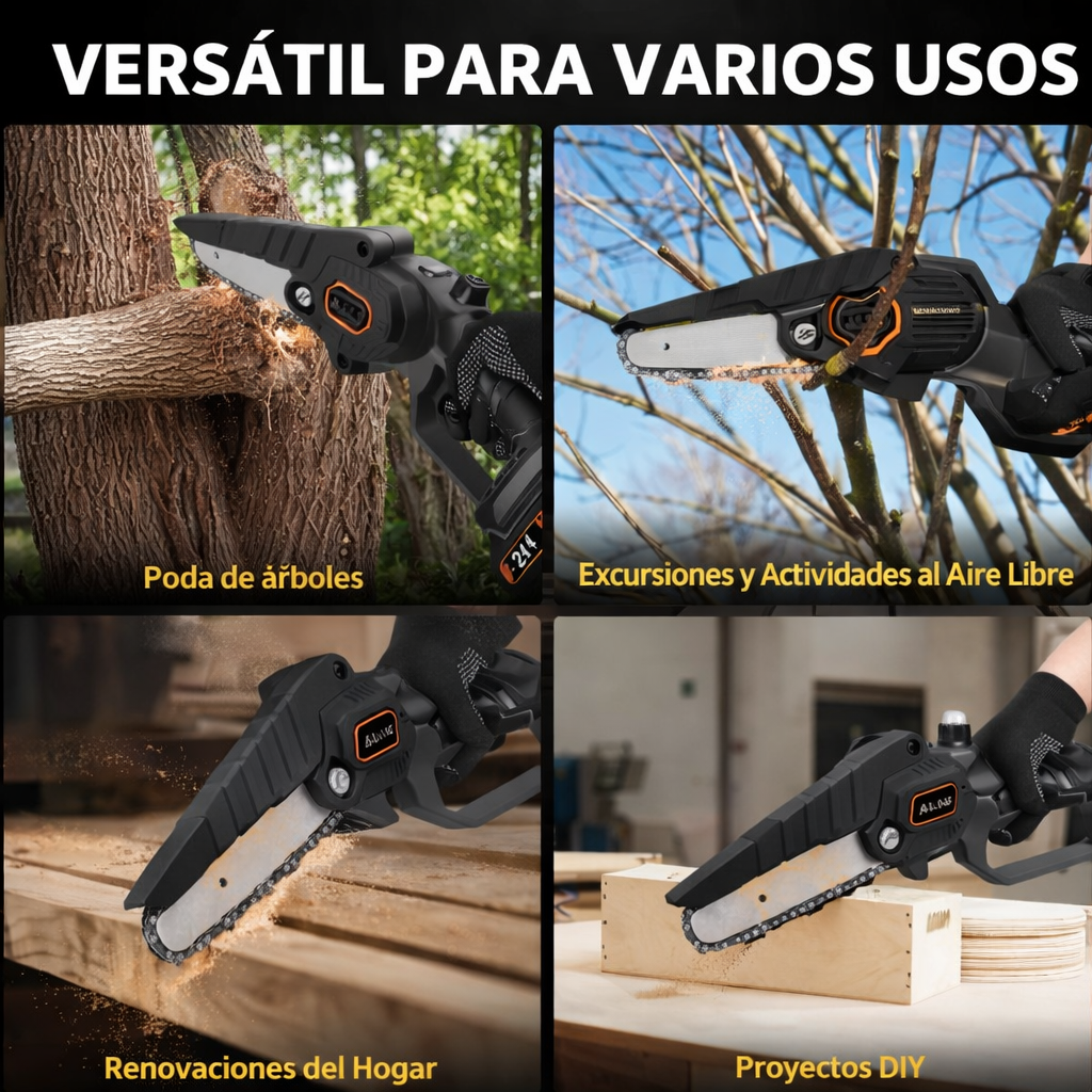 Motosierra Recargable de Mano
