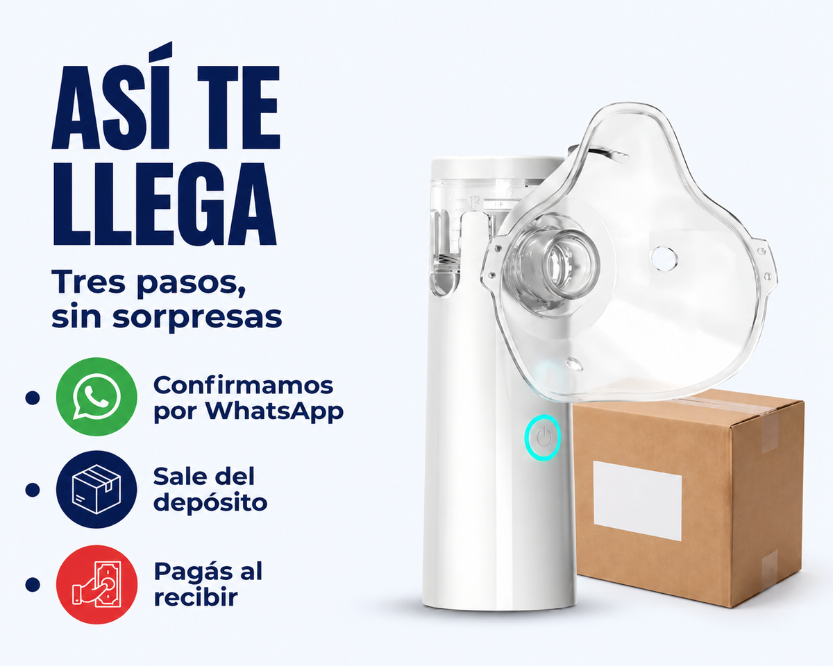 Nebulizador Portátil-  Niños y Adultos
