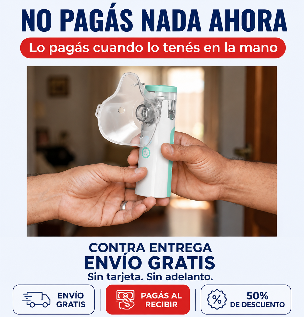 Nebulizador Portátil-  Niños y Adultos