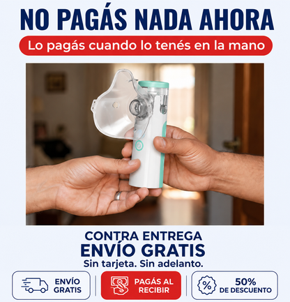 Nebulizador Portátil-  Niños y Adultos