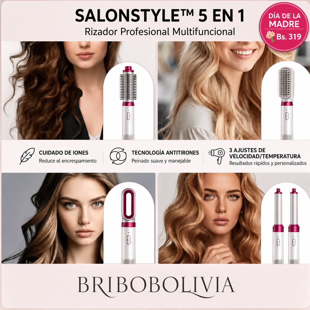SalonStyle™ Rizador 5 en 1