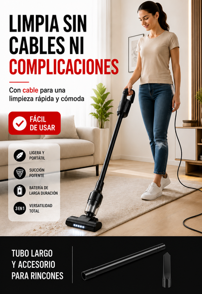 TurboClean™ Aspiradora Turbo 3 en 1