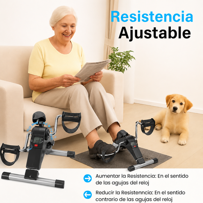 Pedalera Portátil Plegable - Ejercitá Piernas y Brazos en Casa