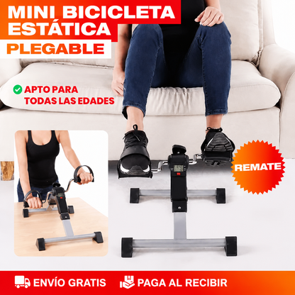 Pedalera Portátil Plegable - Ejercitá Piernas y Brazos en Casa