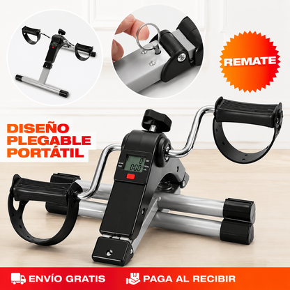 Pedalera Portátil Plegable - Ejercitá Piernas y Brazos en Casa