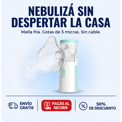 Nebulizador Portátil-  Niños y Adultos