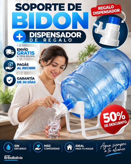 Soporte para Bidón con dispensador