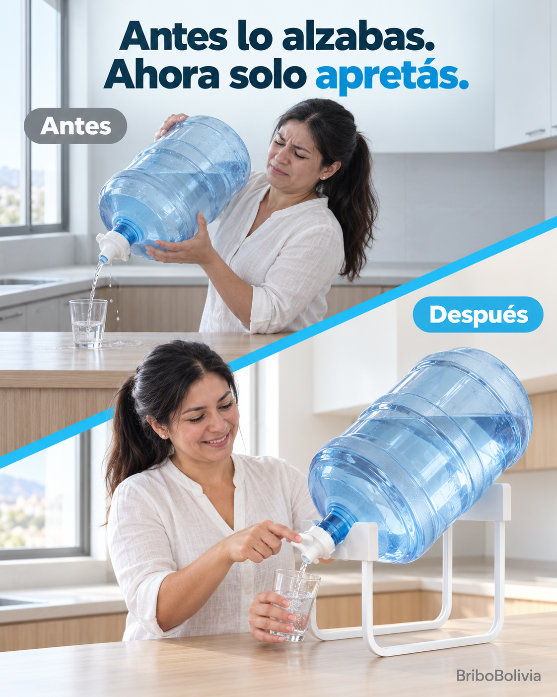Soporte para Bidón con dispensador